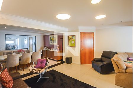 Sala de apartamento à venda com 4 quartos, 203m² em Jardim do Mar, São Bernardo do Campo