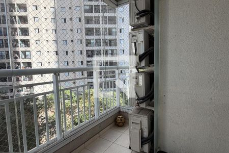 Varanda da Sala de apartamento para alugar com 3 quartos, 84m² em Marapé, Santos