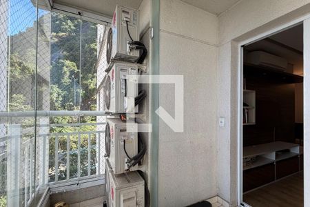 Varanda da Sala de apartamento para alugar com 3 quartos, 84m² em Marapé, Santos