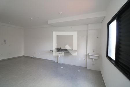 Cozinha de apartamento à venda com 1 quarto, 27m² em Vila Alpina, São Paulo