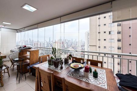 Varanda da Sala de apartamento à venda com 3 quartos, 129m² em Vila Bertioga, São Paulo