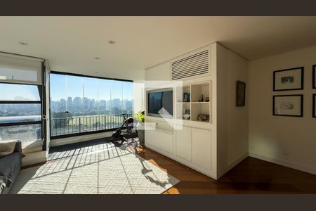 Sala de apartamento à venda com 4 quartos, 260m² em Cidade Monções, São Paulo