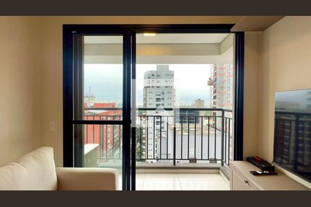 Varanda de kitnet/studio para alugar com 1 quarto, 29m² em Pinheiros, São Paulo