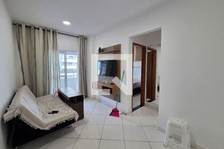 Sala de apartamento para alugar com 1 quarto, 42m² em Vila Assuncao, Praia Grande