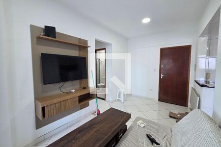Sala de apartamento para alugar com 1 quarto, 42m² em Vila Assuncao, Praia Grande