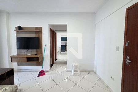 Sala de apartamento para alugar com 1 quarto, 42m² em Vila Assuncao, Praia Grande