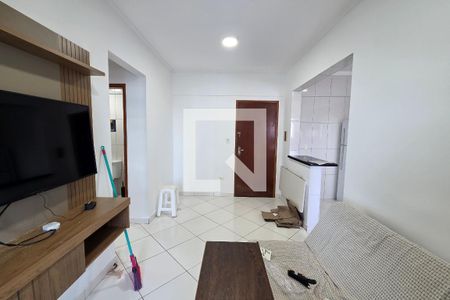 Sala de apartamento para alugar com 1 quarto, 42m² em Vila Assuncao, Praia Grande