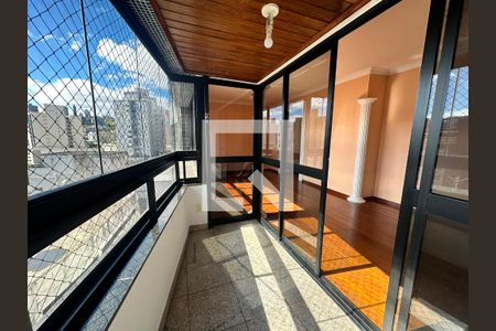 Varanda da Sala de apartamento para alugar com 3 quartos, 100m² em Buritis, Belo Horizonte