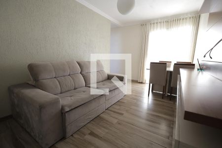 Sala de apartamento para alugar com 2 quartos, 59m² em Parque Sao Vicente, Santo André