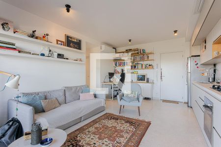Sala de apartamento para alugar com 2 quartos, 80m² em Vila Madalena, São Paulo
