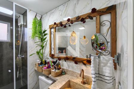 Banheiro Suíte de apartamento à venda com 3 quartos, 70m² em Parque Fazendinha, Campinas