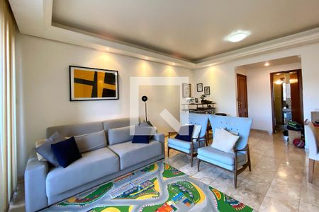 Sala de apartamento à venda com 4 quartos, 257m² em Funcionários, Belo Horizonte