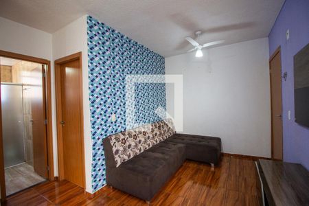 Sala de apartamento para alugar com 2 quartos, 49m² em Caguaçu, Sorocaba