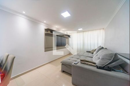 Sala de apartamento à venda com 3 quartos, 96m² em Parque Sao Vicente, Santo André