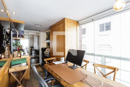 Varanda da Sala de apartamento à venda com 3 quartos, 174m² em Itaim Bibi, São Paulo