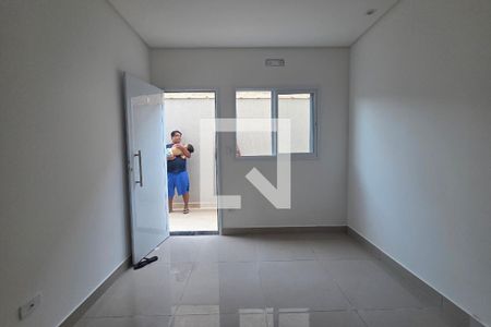 Sala de casa de condomínio para alugar com 2 quartos, 120m² em Vila Caiçara, Praia Grande