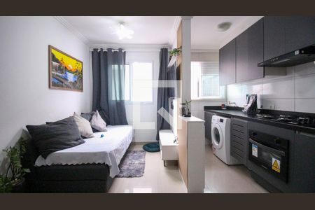 Sala/cozinha de apartamento para alugar com 1 quarto, 39m² em Vila Carrão, São Paulo
