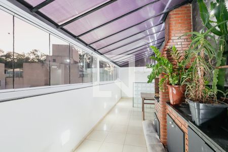 Varanda gourmet de apartamento à venda com 2 quartos, 58m² em Parque Munhoz, São Paulo