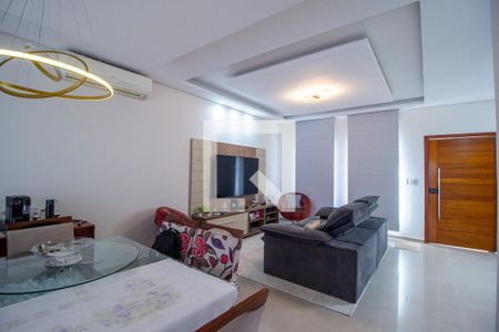 Sala de casa de condomínio para alugar com 3 quartos, 181m² em Loteamento Dinora Rosa, Sorocaba