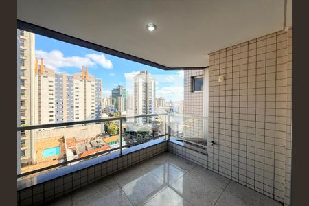 Varanda da Sala de apartamento para alugar com 2 quartos, 71m² em Santa Efigênia, Belo Horizonte
