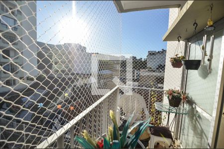 Varanda da sala de apartamento à venda com 3 quartos, 106m² em Grajaú, Rio de Janeiro
