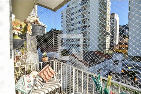Varanda da sala de apartamento à venda com 3 quartos, 106m² em Grajaú, Rio de Janeiro