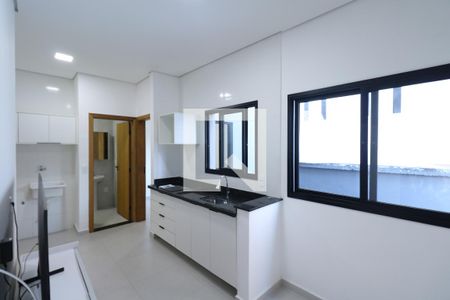 Sala e Cozinha de kitnet/studio para alugar com 2 quartos, 43m² em Centro, São Caetano do Sul
