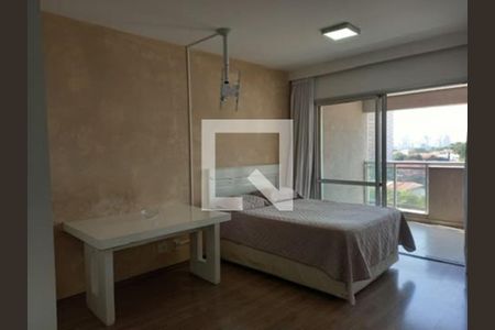 Sala/Quarto de kitnet/studio para alugar com 1 quarto, 43m² em Campo Belo, São Paulo