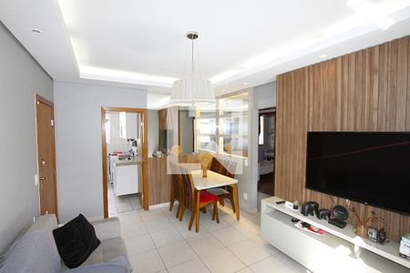 Sala de apartamento à venda com 3 quartos, 140m² em Monsenhor Messias, Belo Horizonte