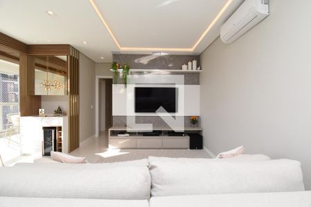 Sala e Cozinha de apartamento à venda com 3 quartos, 93m² em Mercês, Curitiba