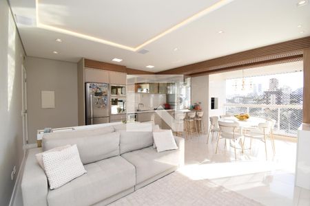 Sala e Cozinha de apartamento à venda com 3 quartos, 93m² em Mercês, Curitiba