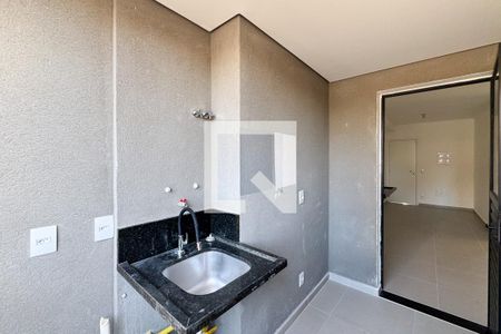 Sacada e área de serviço  de apartamento à venda com 2 quartos, 46m² em Paulicéia, São Bernardo do Campo