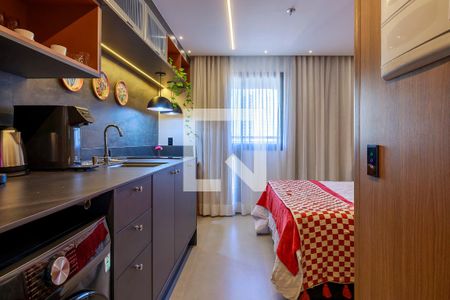 Studio de kitnet/studio para alugar com 1 quarto, 25m² em Jardim das Acacias, São Paulo