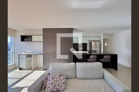 Sala de apartamento à venda com 1 quarto, 67m² em Brooklin, São Paulo