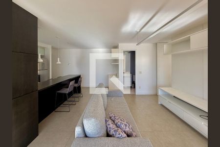 Sala de apartamento à venda com 1 quarto, 67m² em Brooklin, São Paulo