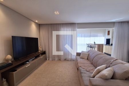Sala  de apartamento à venda com 2 quartos, 96m² em Vila Valparaíso, Santo André