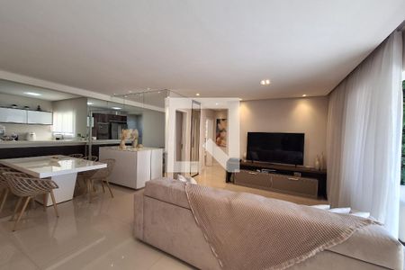 Sala  de apartamento à venda com 2 quartos, 96m² em Vila Valparaíso, Santo André