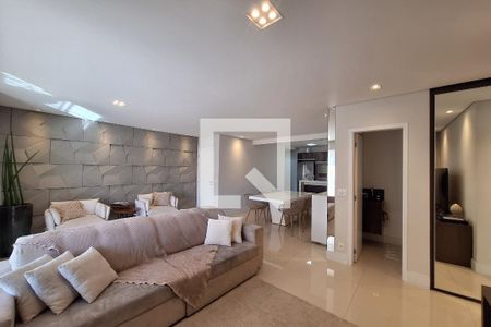 Sala  de apartamento à venda com 2 quartos, 96m² em Vila Valparaíso, Santo André
