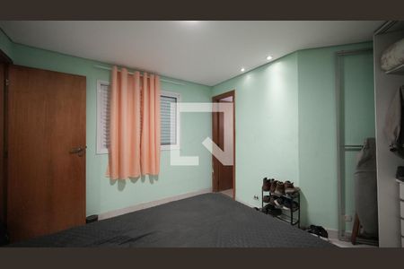 Quarto Suíte de casa à venda com 1 quarto, 60m² em Vila Gilda, Santo André