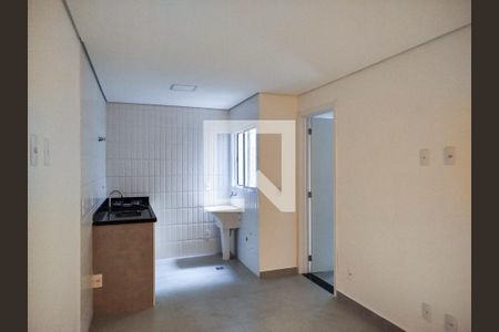 Studio - sala e cozinha de kitnet/studio para alugar com 1 quarto, 33m² em Vila Invernada, São Paulo