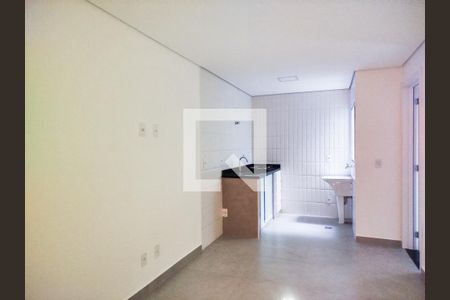 Studio - sala e cozinha de kitnet/studio para alugar com 1 quarto, 33m² em Vila Invernada, São Paulo
