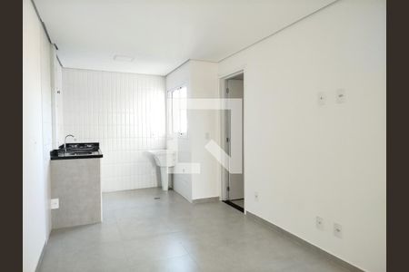 Studio - sala e cozinha de kitnet/studio para alugar com 1 quarto, 29m² em Vila Invernada, São Paulo