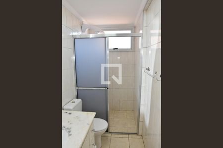 Banheiro da Suíte de apartamento à venda com 2 quartos, 74m² em Vila Progresso, Jundiaí