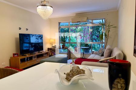 Sala de apartamento para alugar com 3 quartos, 150m² em Ponta da Praia, Santos