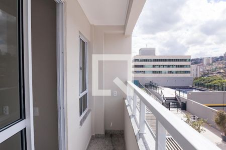 Varanda da Sala de apartamento para alugar com 2 quartos, 68m² em Estoril, Belo Horizonte