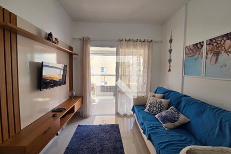 Sala de apartamento para alugar com 1 quarto, 59m² em Guilhermina, Praia Grande
