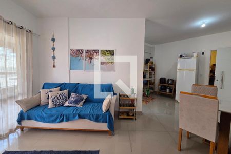 Sala de apartamento para alugar com 1 quarto, 59m² em Guilhermina, Praia Grande