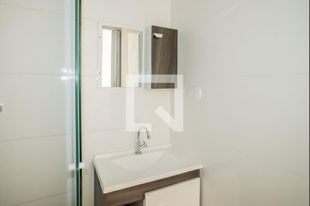 Banheiro de kitnet/studio para alugar com 1 quarto, 20m² em Planalto Paulista, São Paulo