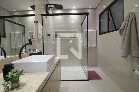 Banheiro Quarto 1 suíte de casa para alugar com 3 quartos, 293m² em Jardim Santo Alberto, Santo André