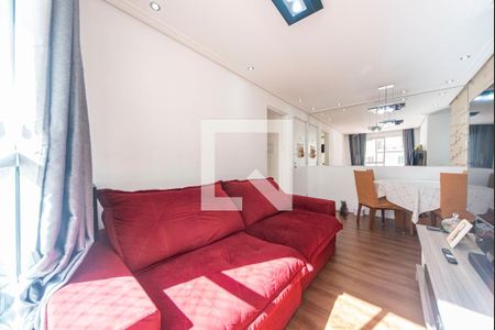 Sala de apartamento à venda com 3 quartos, 57m² em Vila Homero Thon, Santo André